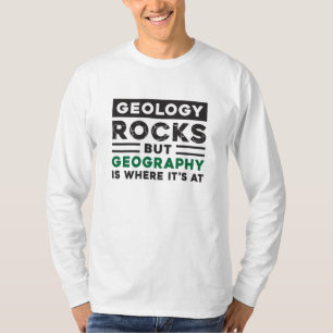 Geography Teacher Funny World Continents Gift Idea T-Shirt
