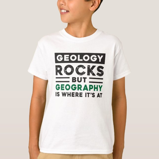 Geography Teacher Funny World Continents Gift Idea T-Shirt (Front)