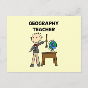 Geography Teacher Postcard