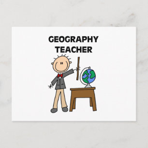 Geography Teacher Postcard