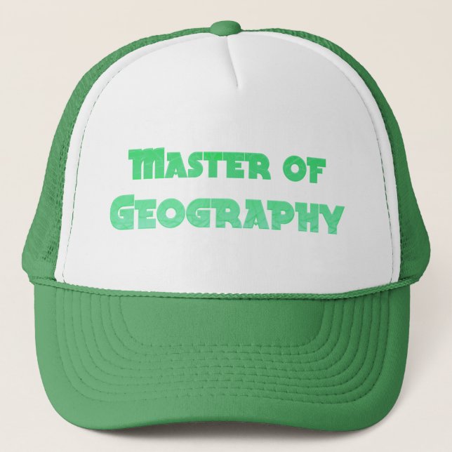 Geography Trucker Hat (Front)