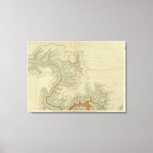 Geologic Map Of The Southern Canvas Print