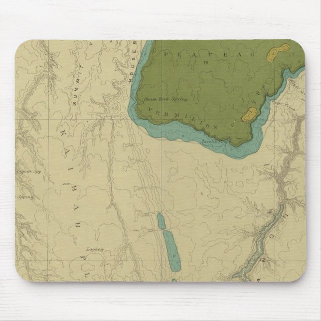 Geologic Map Showing The Kanab Mouse Mat (Front)