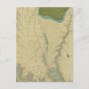 Geologic Map Showing The Kanab Postcard