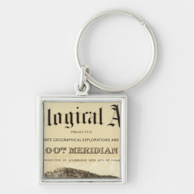 Geological Atlas Title Page Key Ring (Front)