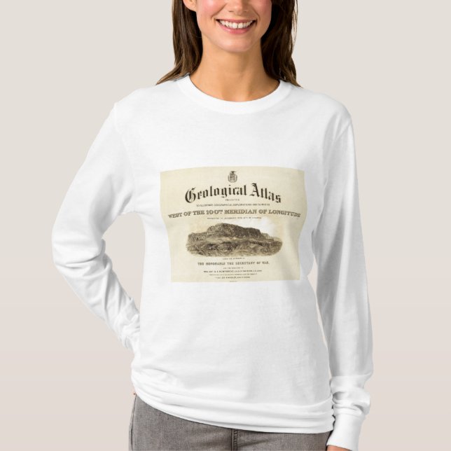 Geological Atlas Title Page T-Shirt (Front)