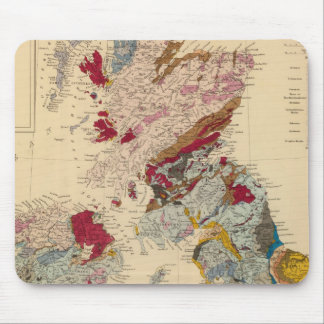 Geological map, British Isles Mouse Mat