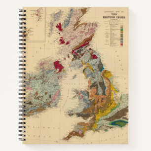 Geological map, British Isles Notebook