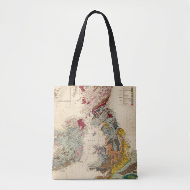 Geological map, British Isles Tote Bag (Front)