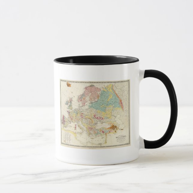 Geological map Europe Mug (Right)