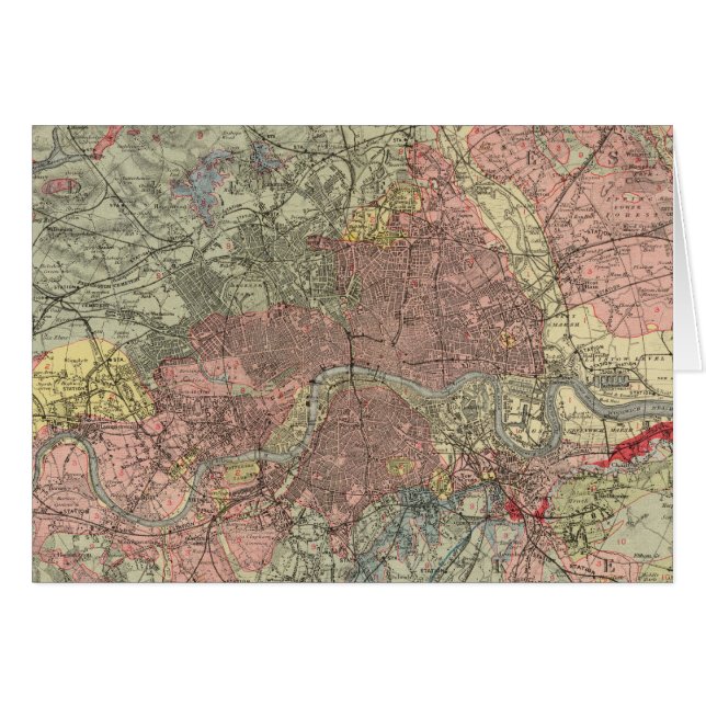 Geological map London (Front Horizontal)