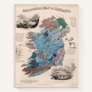 Geological Map of Ireland Notebook