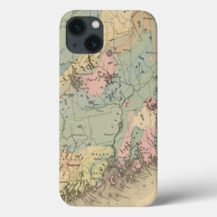 Geological map of Maine iPhone 13 Case