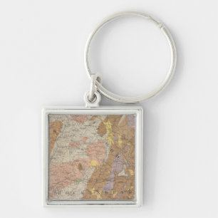 Geological Map of New Hampshire 4 Key Ring