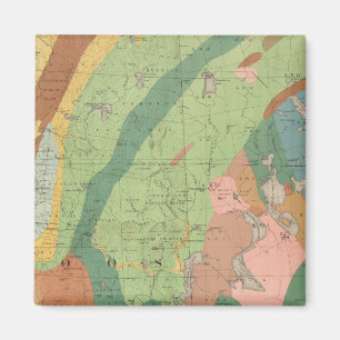Geological Map of New Hampshire 5 Magnet
