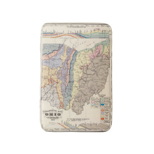 Geological map of Ohio Bath Mat
