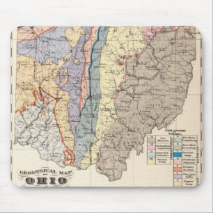 Geological map of Ohio Mouse Mat