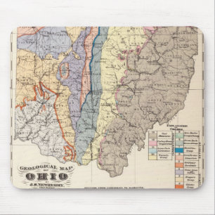 Geological map of Ohio Mouse Mat