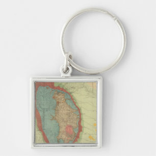 Geological map of the Black Hills of Dakota Key Ring
