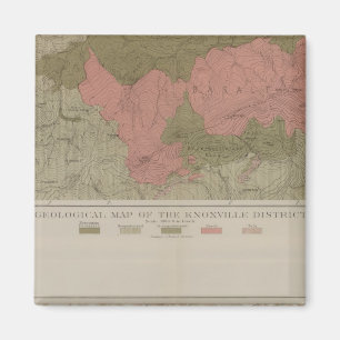 Geological Map of the Knoxville District Magnet