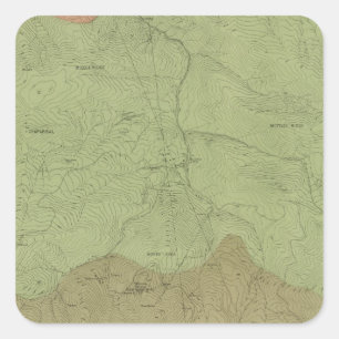 Geological Map of the New Idria District Square Sticker