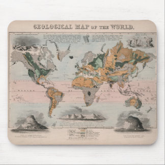 Geological Map of the World Mouse Mat