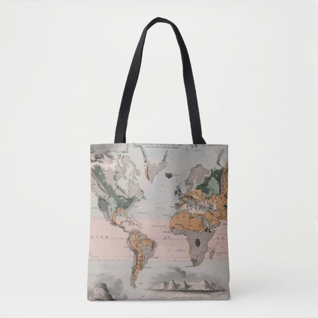 Geological Map of the World Tote Bag (Front)