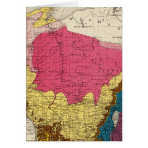 Geological map of Wisconsin