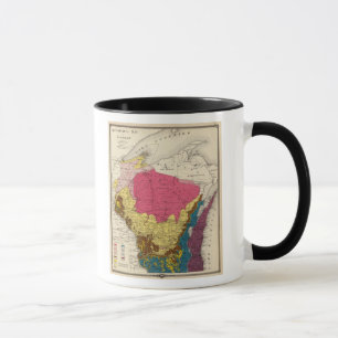 Geological map of Wisconsin Mug