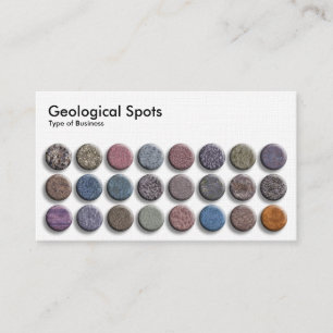 Geological Spots 02 - Linen Business Card