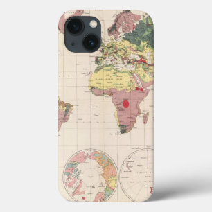 Geological structure of globe iPhone 13 case