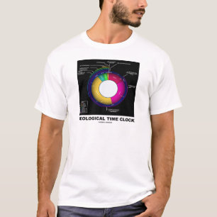 Geological Time Clock Earth Science T-Shirt