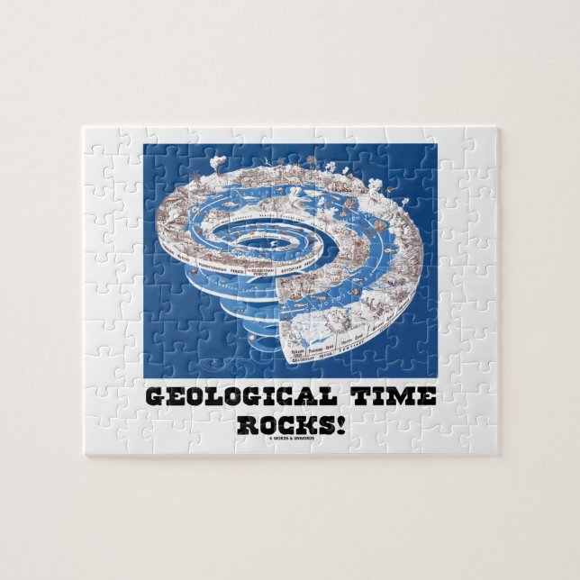 Geological Time Rocks! (Geological Age) Jigsaw Puzzle (Horizontal)