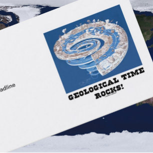 Geological Time Rocks! (Geological Age Spiral) Business Card