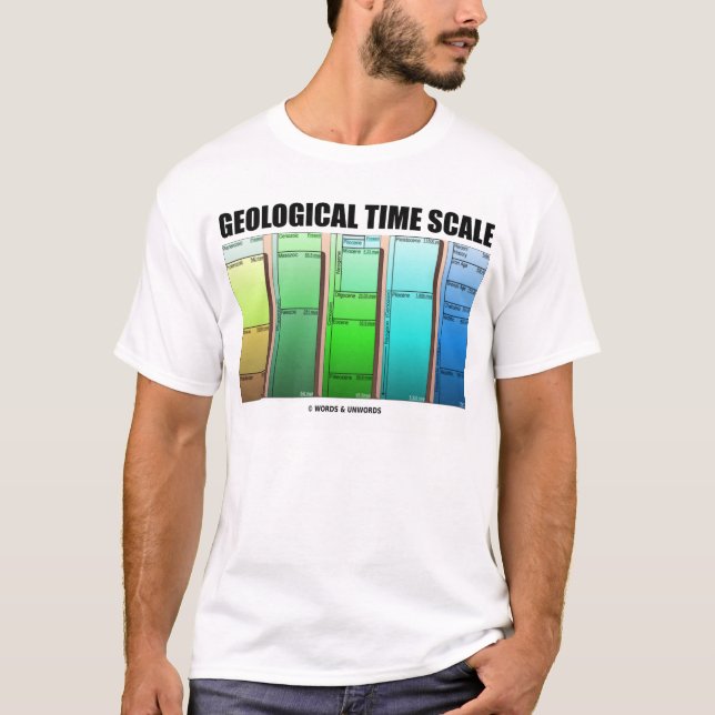 Geological Time Scale (Geological Age) T-Shirt (Front)