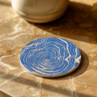 Geological Vortex with Golden Ripple Design