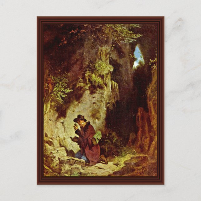 Geologist By Spitzweg Carl Postcard (Front)