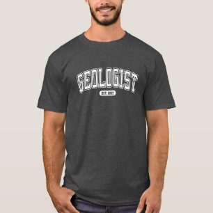 Geologist College Graduate (White Text Version) T-Shirt
