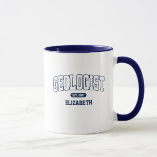Geologist College Graduate with Name Mug