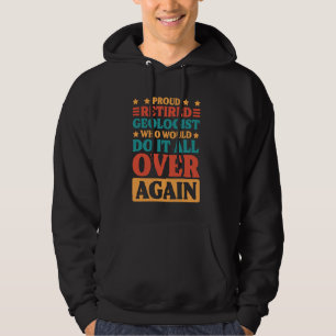 Geologist Geology and Rock Collector Retired Retir Hoodie