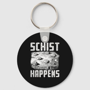Geologist joke design for earth science lovers key ring