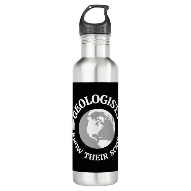 Geologist Know Their Schist 710 Ml Water Bottle (Front)