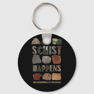 Geologist Mineral Geode Rock Collector Geology Key Ring