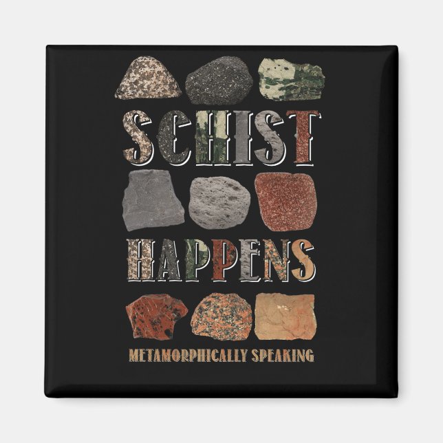 Geologist Mineral Geode Rock Collector Geology Magnet (Front)