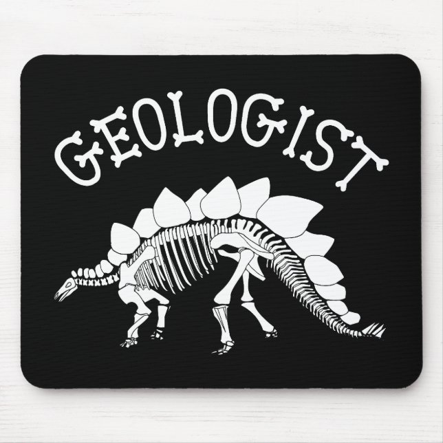 Geologist Mousepad (Stegosaurus) (Front)
