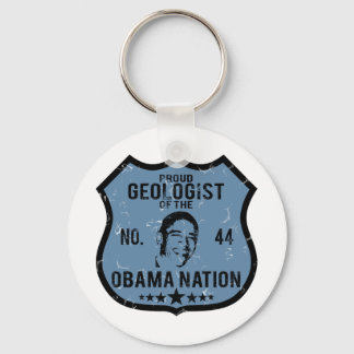 Geologist Obama Nation Key Ring