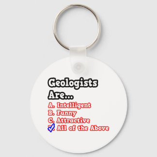 Geologist Quiz...Joke Key Ring