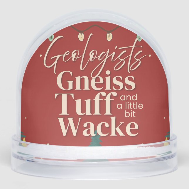 Geologist Snowglobe (Front)