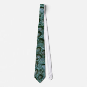 Geologist Tie Blue Marble Stone Design