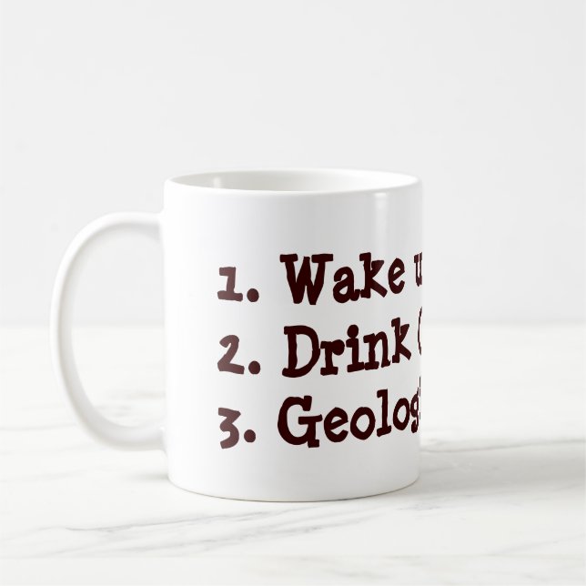 Geologist To-Do List Mug (Left)